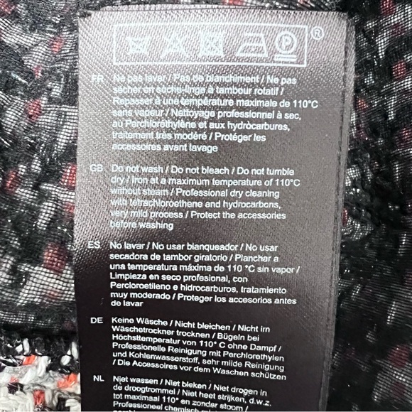 Maje Tweed Mini Skirt Size 40 - Picture 9 of 9